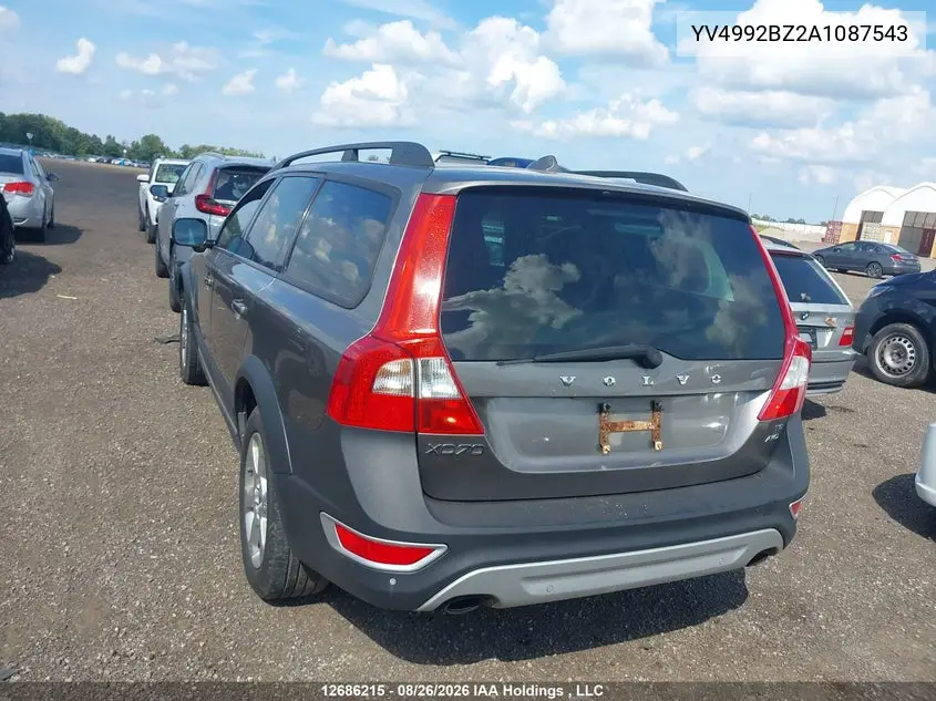 2010 VOLVO XC70 VIN YV4992BZ2A1087543 — фото 3