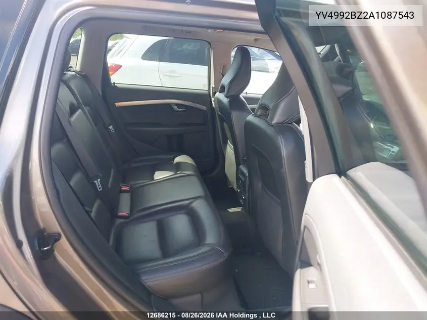 2010 VOLVO XC70 VIN YV4992BZ2A1087543 — фото 8