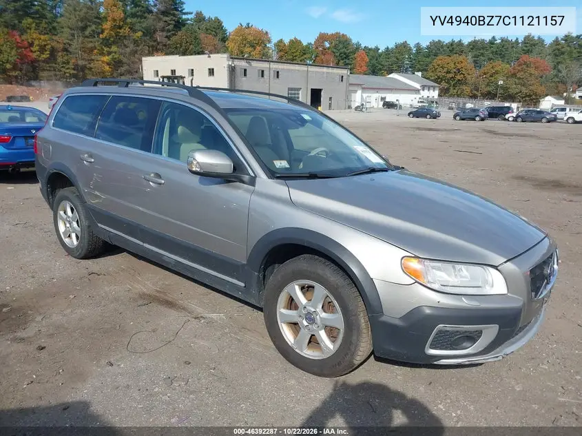 VOLVO XC70 2012, VIN YV4940BZ7C1121157