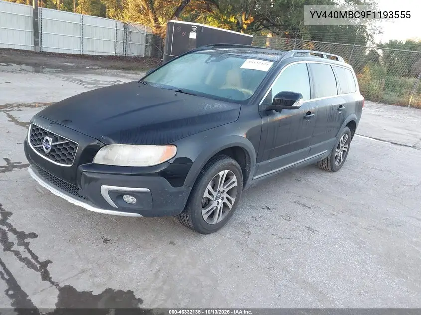 2015 VOLVO XC70 VIN YV440MBC9F1193555 — фото 2