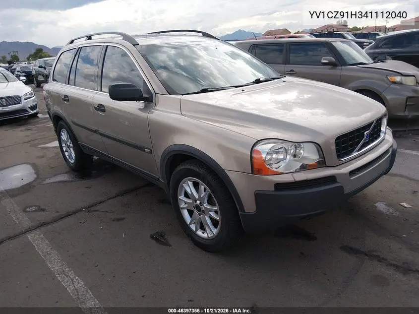VOLVO XC90 2004, VIN YV1CZ91H341112040