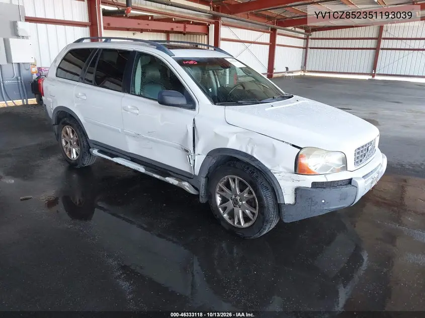VOLVO XC90 2005, VIN YV1CZ852351193039