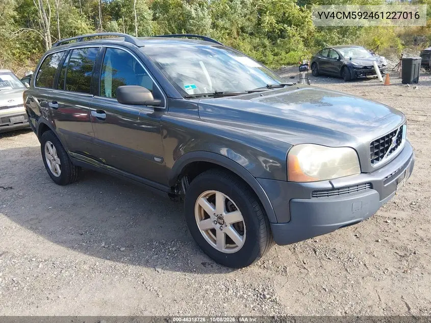 VOLVO XC90 2006, VIN YV4CM592461227016