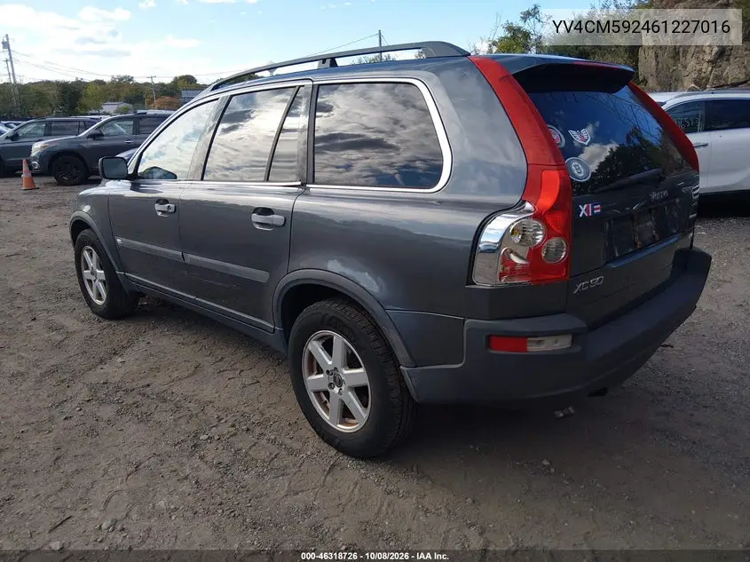 2006 VOLVO XC90 VIN YV4CM592461227016 — фото 3