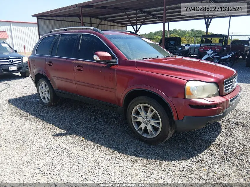 VOLVO XC90 2007, VIN YV4CZ852271332521