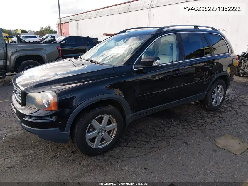 2007 VOLVO XC90 VIN YV4CZ982271352222 — фото 2