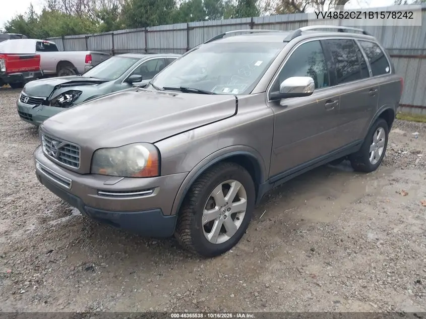 2011 VOLVO XC90 VIN YV4852CZ1B1578242 — фото 2
