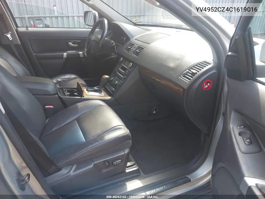 2012 VOLVO XC90 VIN YV4952CZ4C1619016 — фото 5