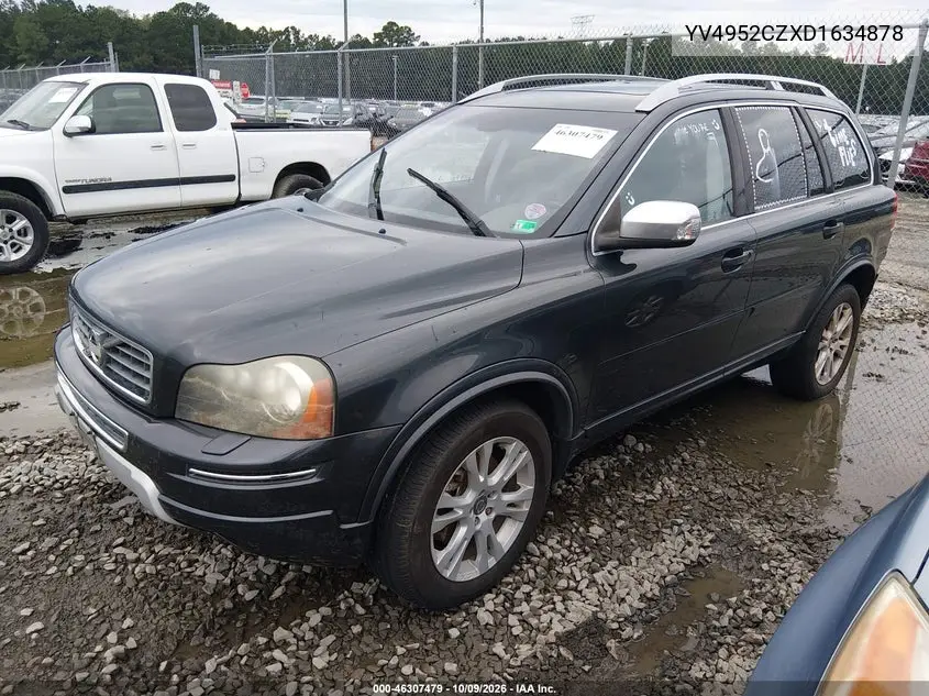 2013 VOLVO XC90 VIN YV4952CZXD1634878 — фото 2