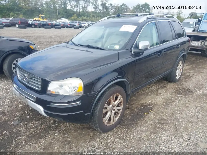 2013 VOLVO XC90 VIN YV4952CZ5D1638403 — фото 2
