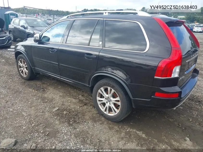 2013 VOLVO XC90 VIN YV4952CZ5D1638403 — фото 3