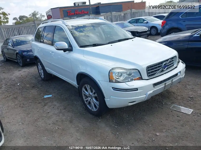VOLVO XC90 2014, VIN YV4952CZ0E1699532