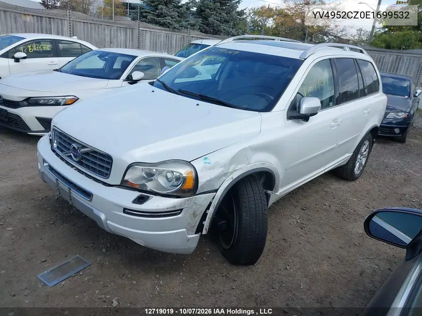 2014 VOLVO XC90 VIN YV4952CZ0E1699532 — фото 2