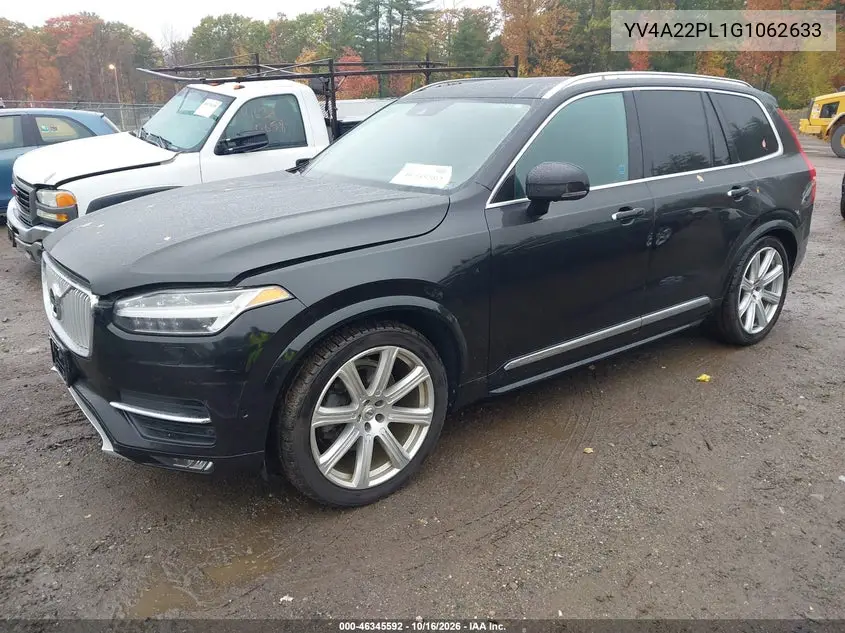 2016 VOLVO XC90 VIN YV4A22PL1G1062633 — фото 2