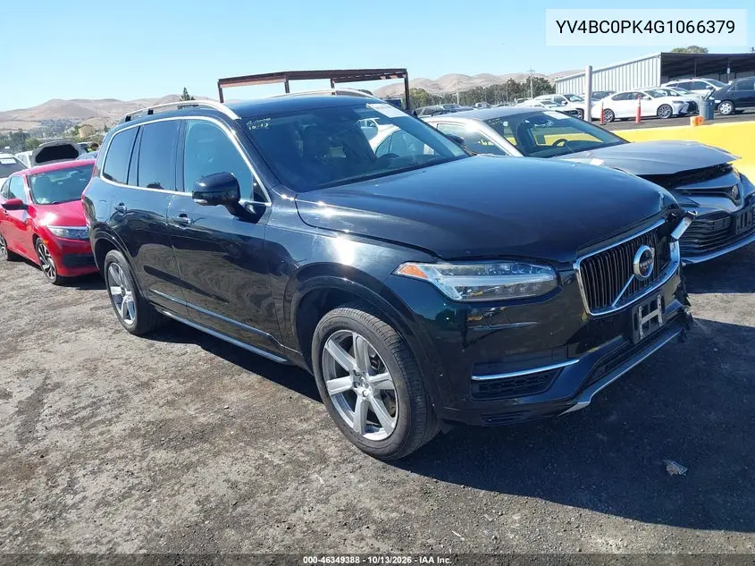 VOLVO XC90 2016, VIN YV4BC0PK4G1066379
