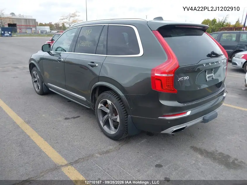 2018 VOLVO XC90 VIN YV4A22PL2J1202910 — фото 3