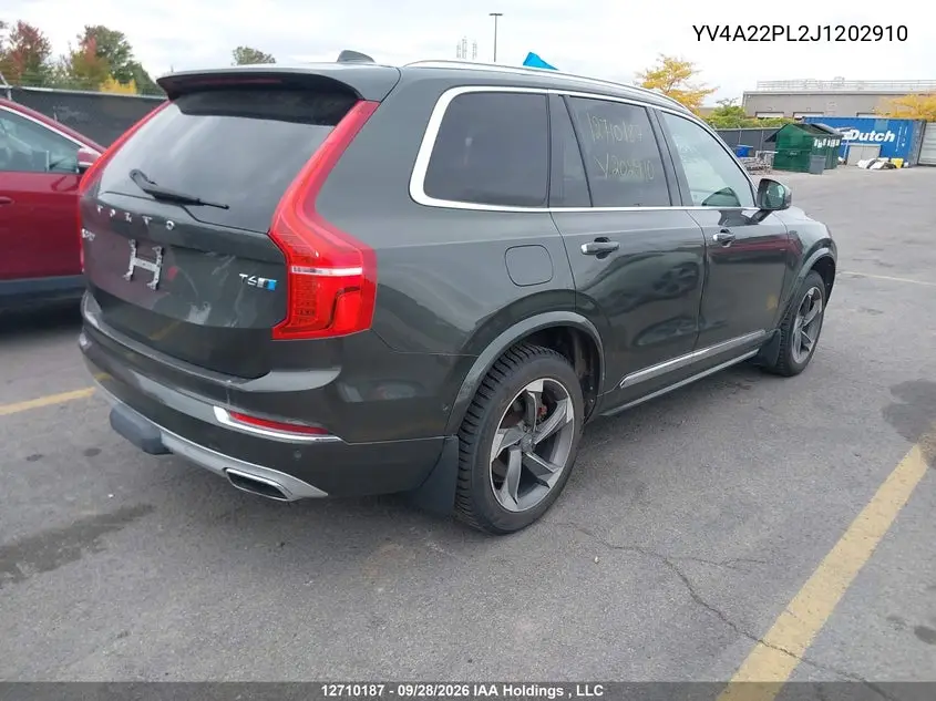 2018 VOLVO XC90 VIN YV4A22PL2J1202910 — фото 4