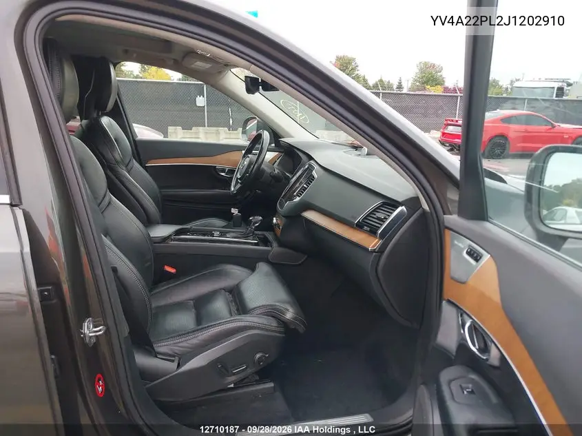 2018 VOLVO XC90 VIN YV4A22PL2J1202910 — фото 5