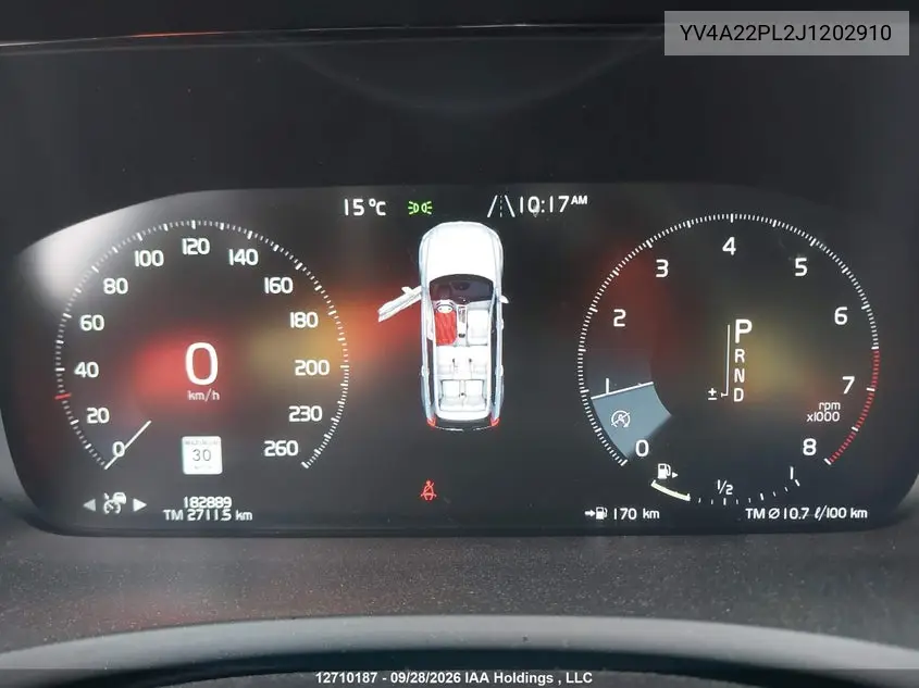 2018 VOLVO XC90 VIN YV4A22PL2J1202910 — фото 7