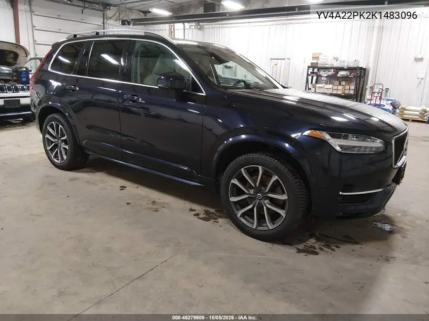 VOLVO XC90 2019, VIN YV4A22PK2K1483096
