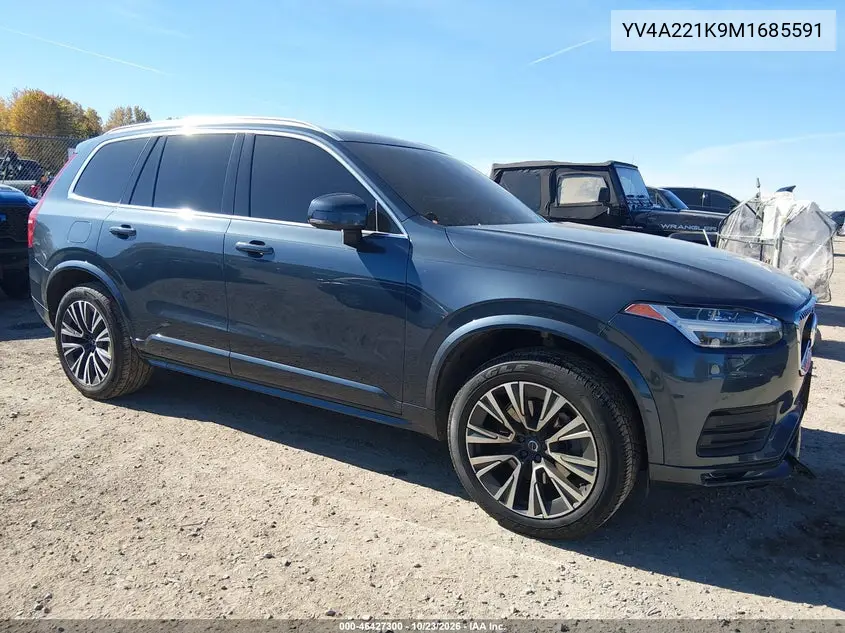 VOLVO XC90 2021, VIN YV4A221K9M1685591