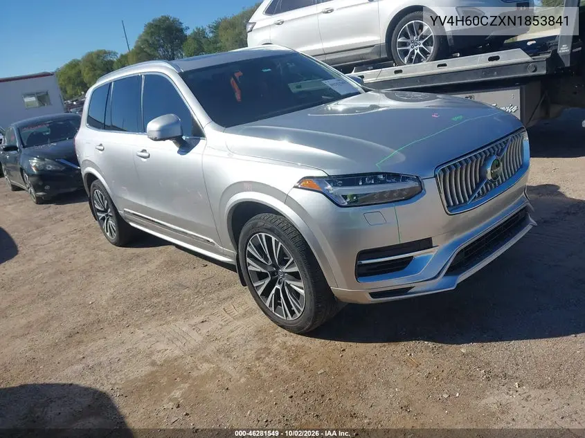 VOLVO XC90 2022, VIN YV4H60CZXN1853841