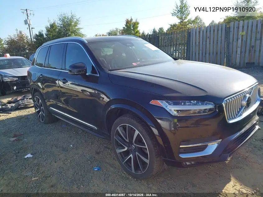 VOLVO XC90 2023, VIN YV4L12PN9P1910920